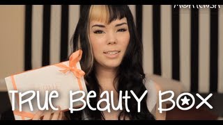 True Beauty Box- Unboxing April 2013! All Natural Cosmetics and Skin Care Box!